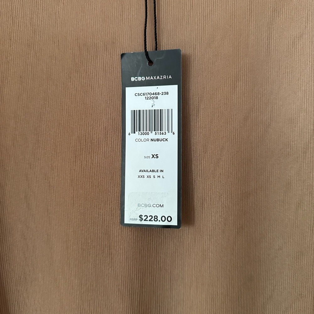 Nwt Bcbg Maxazria Boho Flowy Asymmetrical Turtlen… - image 7